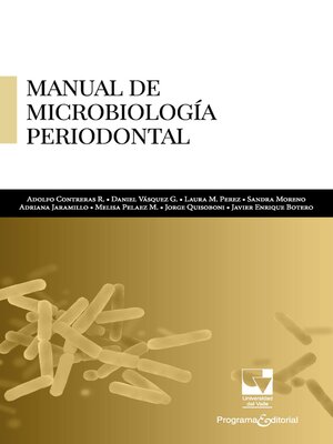 cover image of Manual de microbiología periodontal